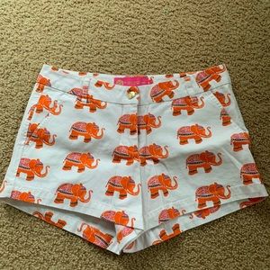 Margaret Josephs elephant shorts.